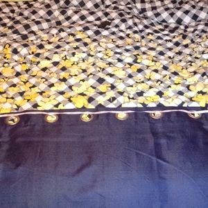 Blue drapes/ window treatments